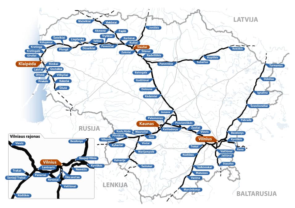 Sėdam į traukinį ir žiūrim kur nuvažiuosim